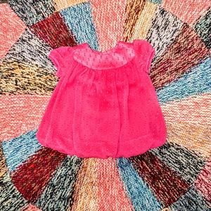 Children's Place lined pink bubble dress